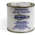 Rust Bullet Llc Rust Bullet WhiteShell Protective Coating and Topcoat 1/4 Pint Can WSQP